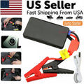 Portable Car Jump Starter & Power Bank — Mini Slim with Clamps