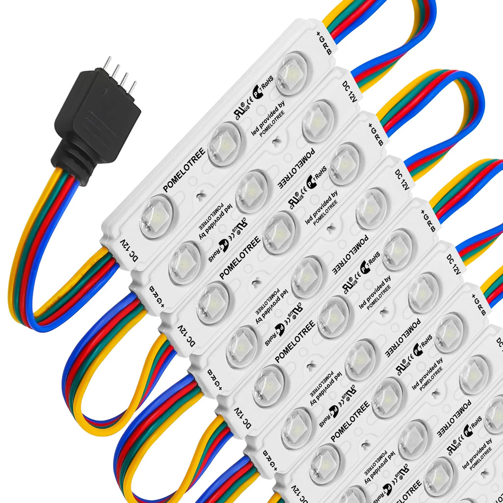 Waterproof RGB LED Module Light — 5050 SMD for Signs & Decor