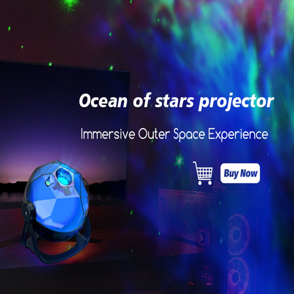 Galaxy Starry Sky Projector — Nebula & Star Lamp with Timer