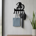 Farmhouse Wall Mug & Key Holder — Wood & Metal