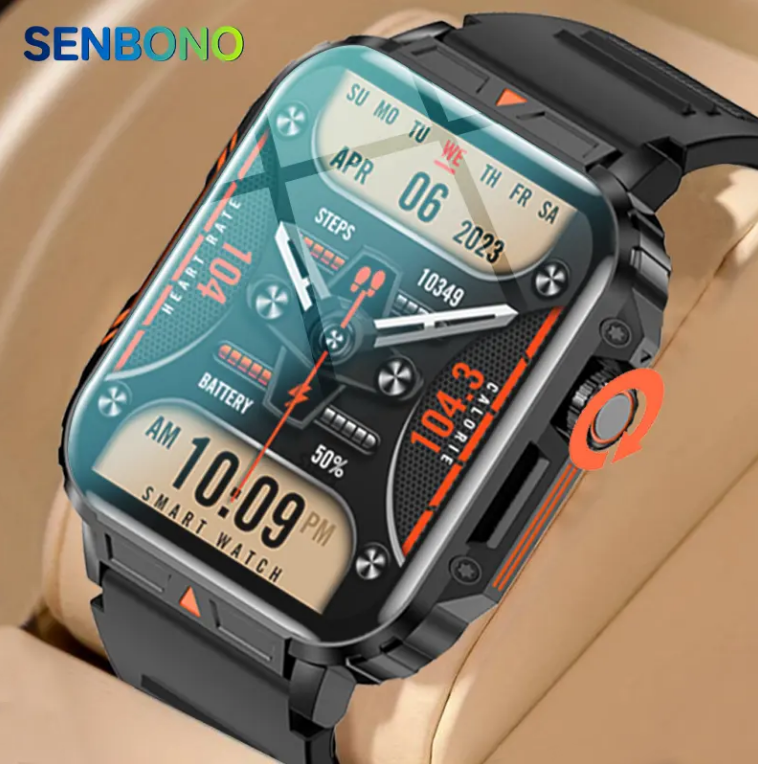 L81 Outdoor Sports Smartwatch — Answer Calls, Fitness Tracker, Waterproof