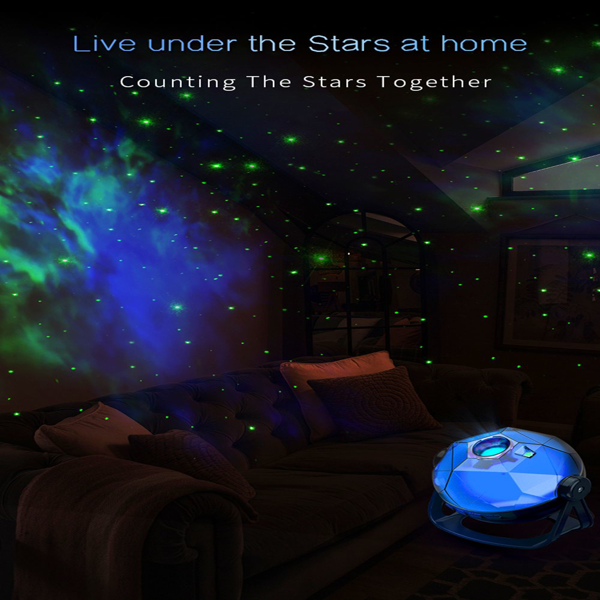 Galaxy Starry Sky Projector — Nebula & Star Lamp with Timer