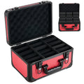 Graded Card Storage Case 3-Row — Fits 96 Slabs, Key Lock, 12 Dividers