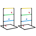 Ladder Ball Toss Game Set — Backyard Throwing Game with 6 Balls