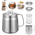 2L Stainless Steel Oil Filter Pot
