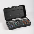 24-in-1 Ratchet Screwdriver Set — Compact Home Repair Tool Kit, Black