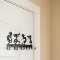 Bohemian Metal Wall Hook Set — Black
