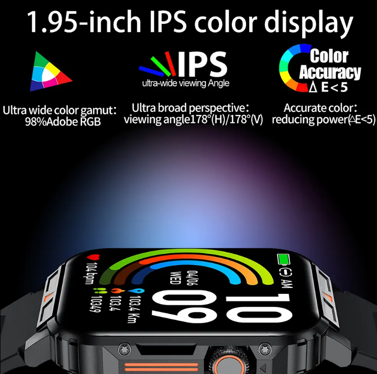 L81 Outdoor Sports Smartwatch — Answer Calls, Fitness Tracker, Waterproof