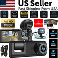 Dual Dash Cam — 1080P Front + Rear Recorder with G-Sensor