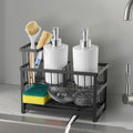 Kitchen Sink Caddy Organizer — Black