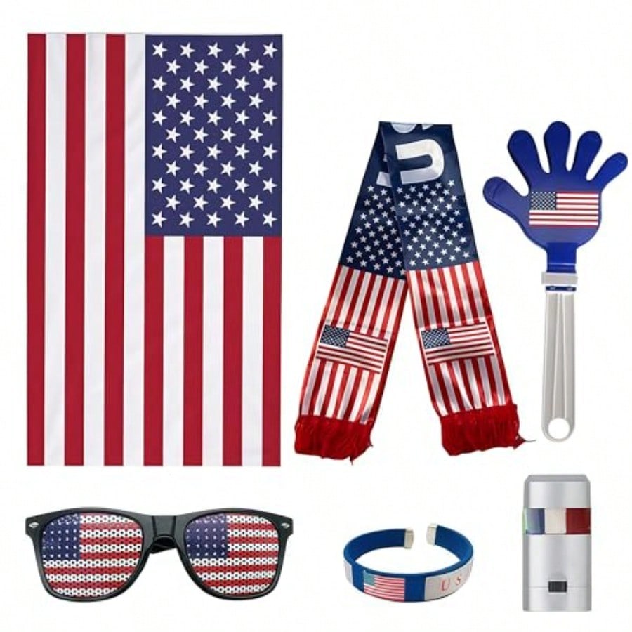 Patriotic Celebration Set — 6-Piece Party Pack