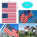 American Flag 4x6 FT — 2-Pack, Nylon with Brass Grommets