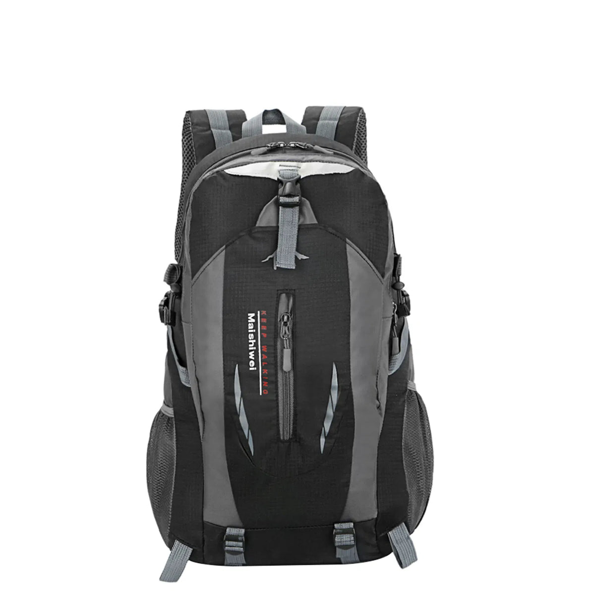 36L Waterproof Travel Backpack — Black