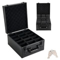 Graded Card Storage Case 3-Row — Fits 150 Slabs, Key Lock, 12 Dividers