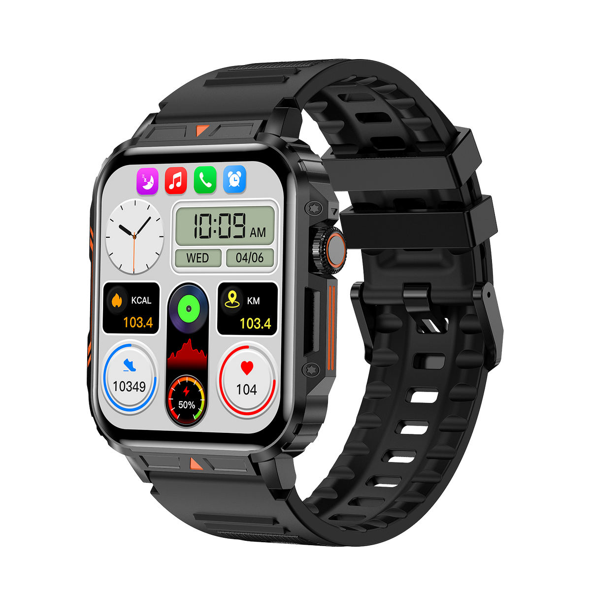 L81 Outdoor Sports Smartwatch — Answer Calls, Fitness Tracker, Waterproof