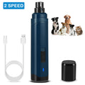 Electric Pet Nail Grinder — 2-Speed, USB Rechargeable, Quiet