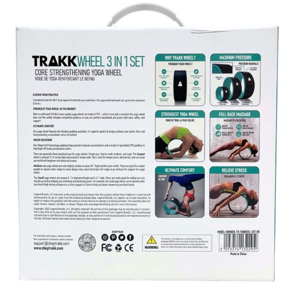 TRAKK Yoga Wheels 3-in-1 Set — 2-Pack