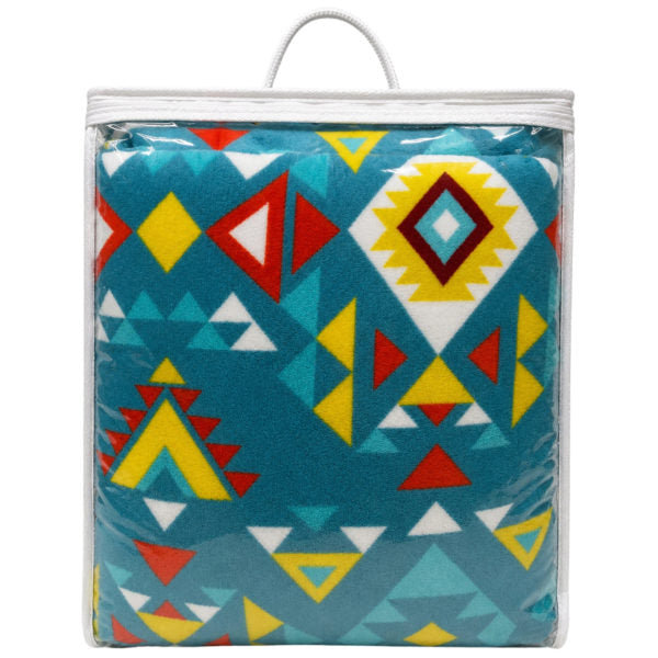 Extra Large Reversible Fleece Blanket 90x90 — 2-Pack