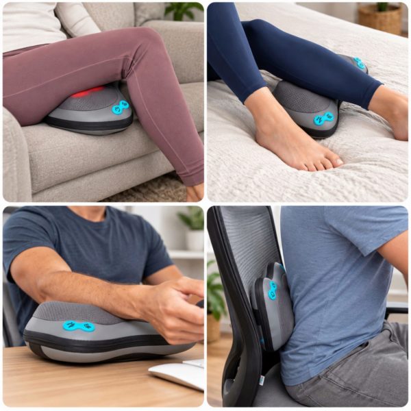 njoie Bean Shiatsu Massage Pillow — 2-Pack