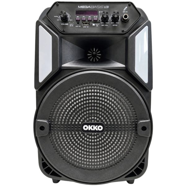 OKKO MegaBass V3 LED Bluetooth Speaker — 2-Pack