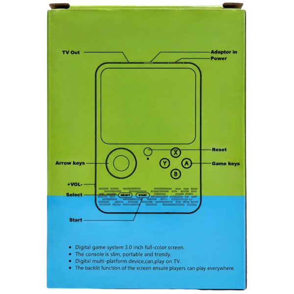 G5 Retro Handheld Game Box with 3in LCD + Remote — 2-Pack