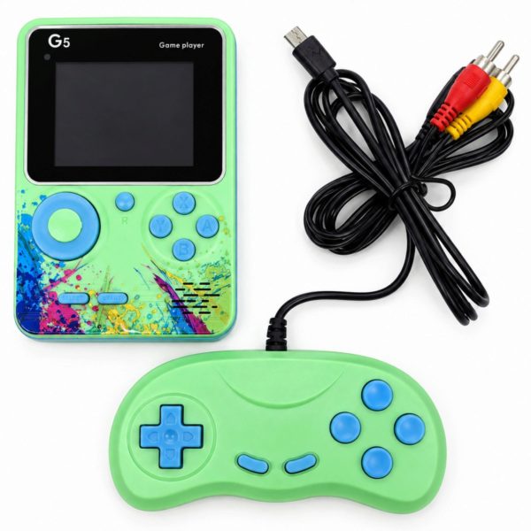G5 Retro Handheld Game Box with 3in LCD + Remote — 2-Pack