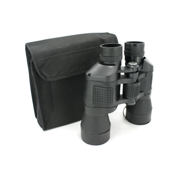 Binoculars with Compass + Pouch — 2-Pack