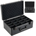 Graded Card Storage Case 4-Row — Fits 152 Slabs, TSA Lock, 12 Dividers