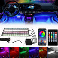 Car Interior LED Strip Lights Kit — RGB, App & Remote Control