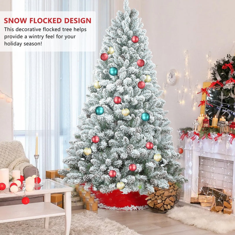 Artificial Christmas Tree 5ft — Snow-Flocked PVC