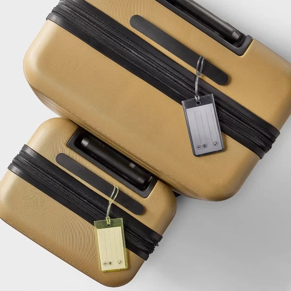 Jelly Luggage Tag — Lime Green/Gray