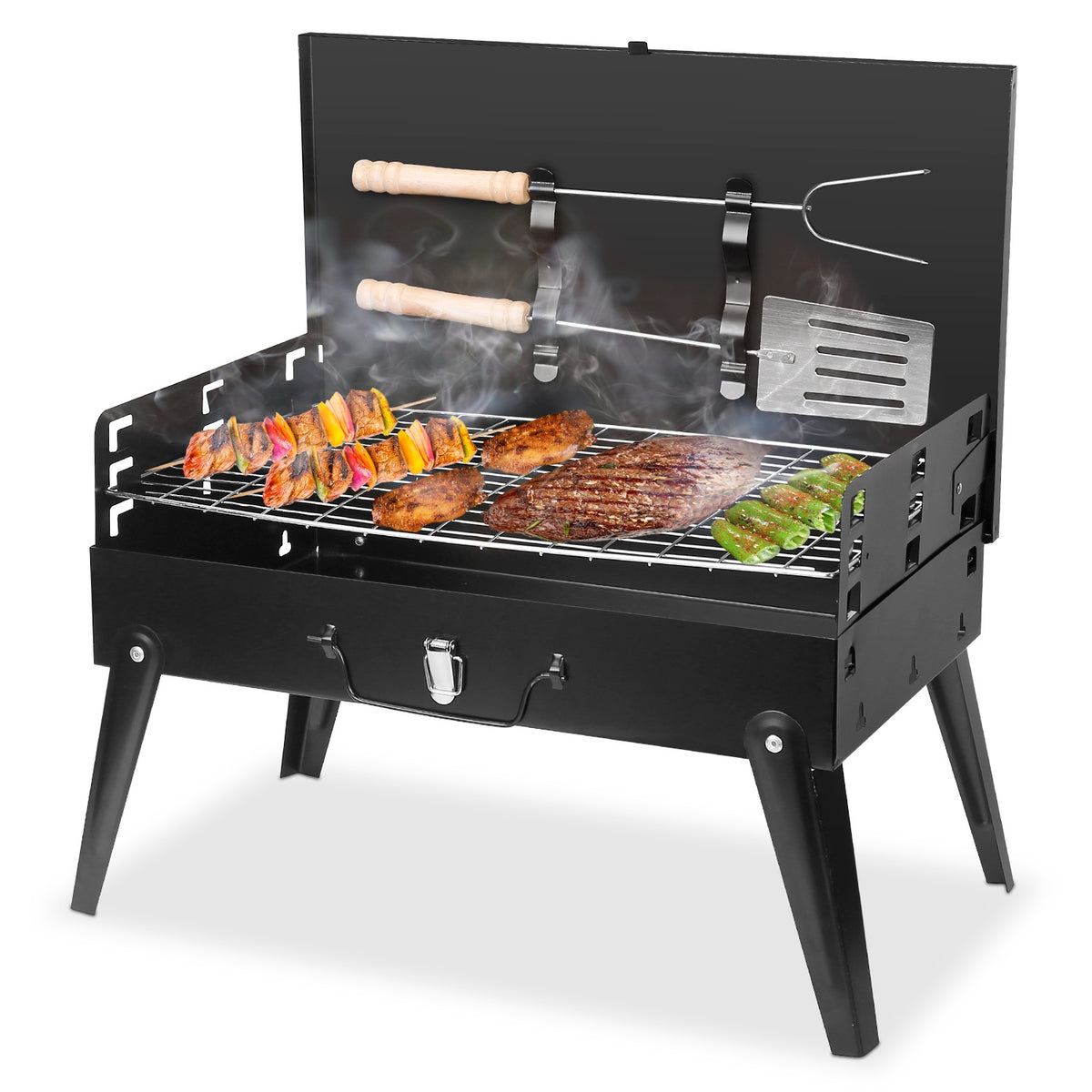Portable Foldable Charcoal Grill
