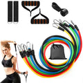 11-Pc Resistance Bands Set with Handles + Door Anchor