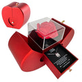 Eternal Rose Jewelry Gift Set — Necklace in Apple-Shaped Box