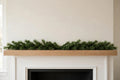 One 71 in Norway pine garland section laid on a mantel - exactly what you get